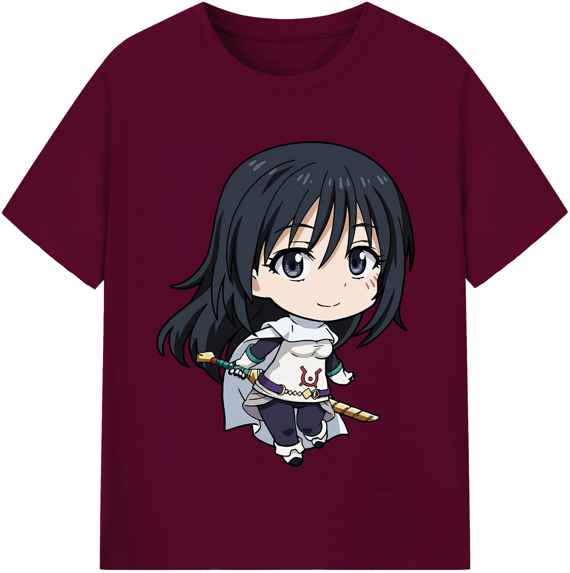 （画像用） 転スラ Regarding Reincarnated to Slime レディースカジュアルプリントTシャツ（綿100％）